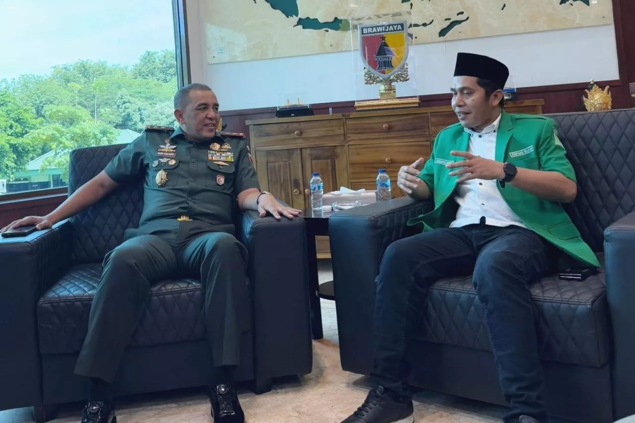 Perkuat Sinergi Kebangsaan Ansor Jatim dan Kodam V Brawijaya Gelar Rakor 