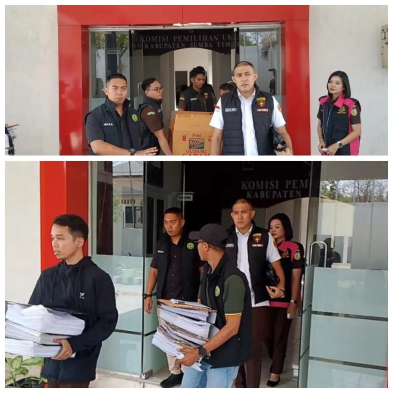 Diduga Salah Gunakan Dana Hibah, Kejari Geledah Kantor KPU Kabupaten Sumba Timur