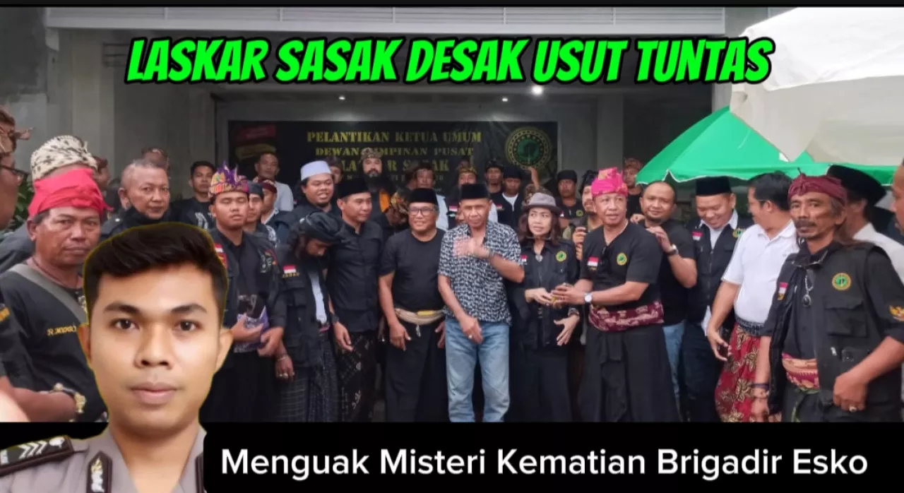 Laskar Sasak Desak Polisi Usut Tuntas Misteri Kematian Brigadir Esko