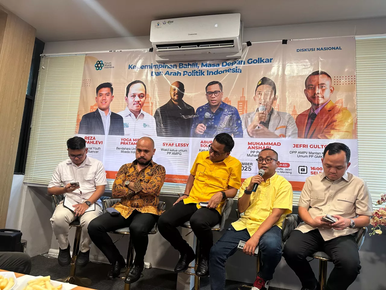 Forum Moeda Indonesia Soroti Tantangan Demokrasi Indonesia dan Masa Depan Partai Golkar