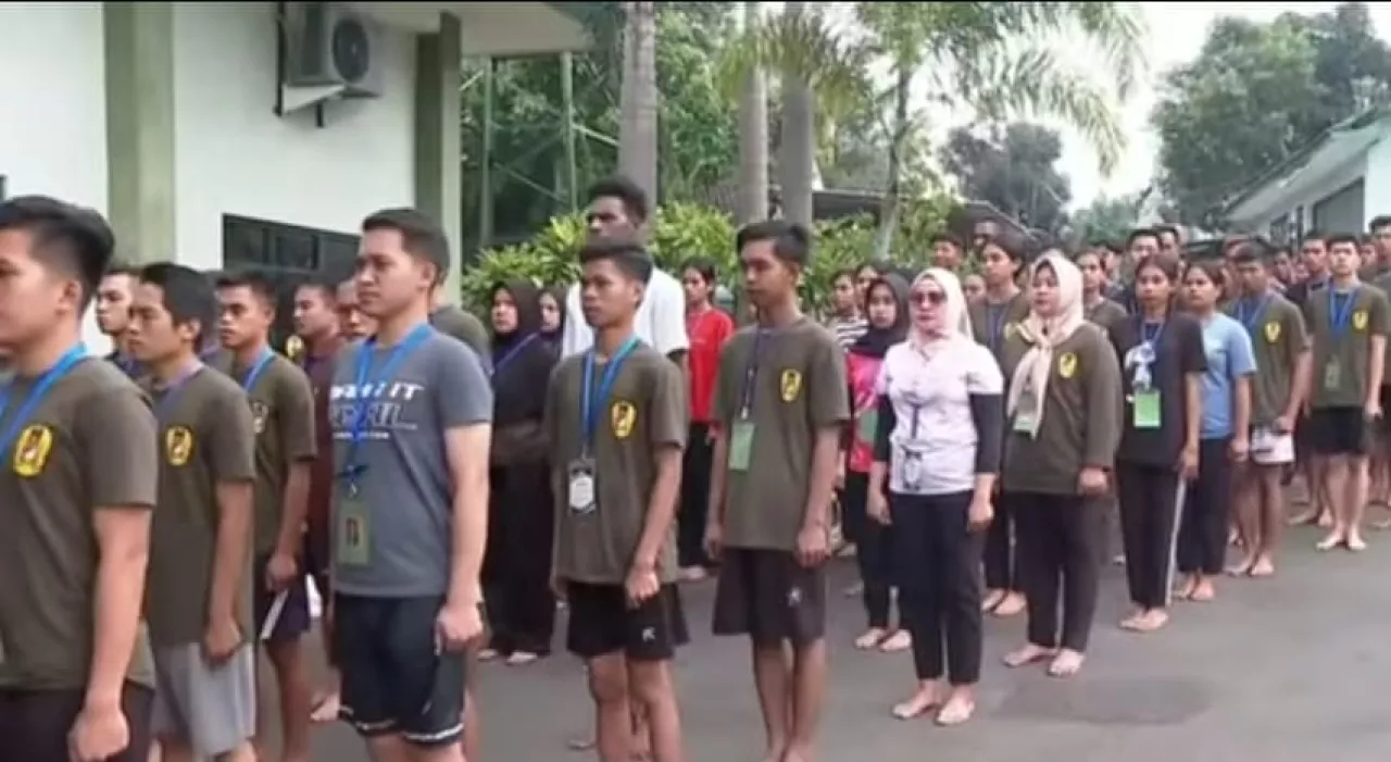 Komcad Transmigran Ikuti Pelatihan Militer dan Bahasa Jepang