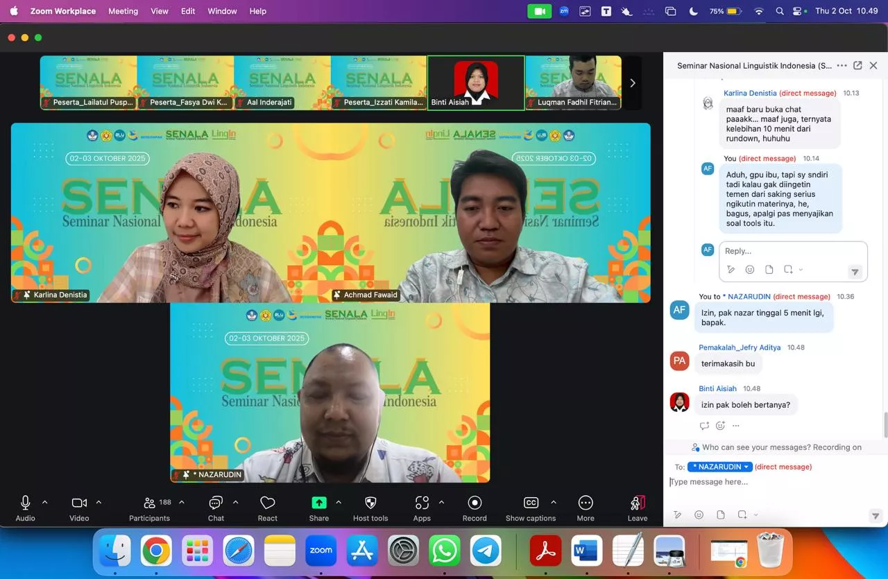 Dari Skibidi ke Big Data: Bahasa, Budaya, dan Teknologi Bertemu di SENALA UPNVJT
