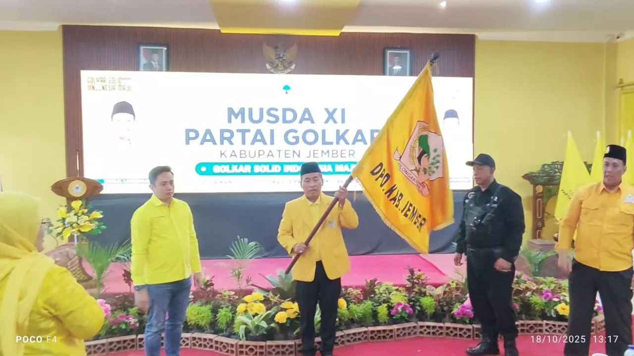 Musda XI DPD II Partai Golkar Jember, H Karimullah Terpilih Aklamasi Sebagai Ketua Periode 2025–2030