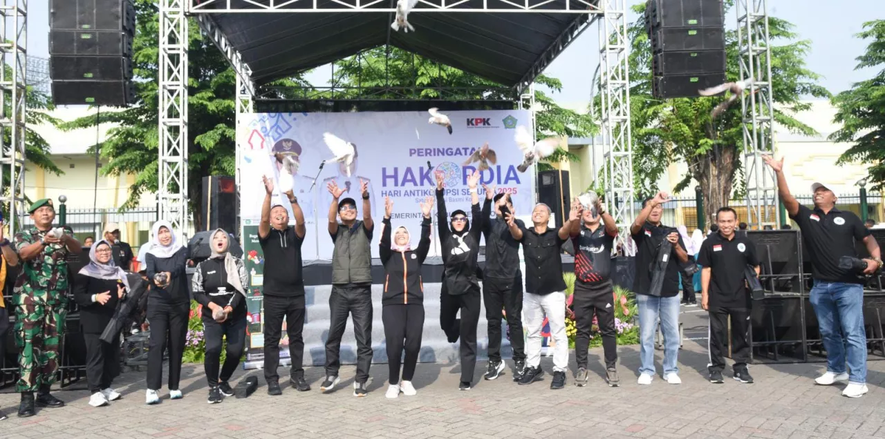 Peringati Hakordia 2025, Sekda Fenny Tegaskan ASN Sidoarjo Wajib Bebas Korupsi