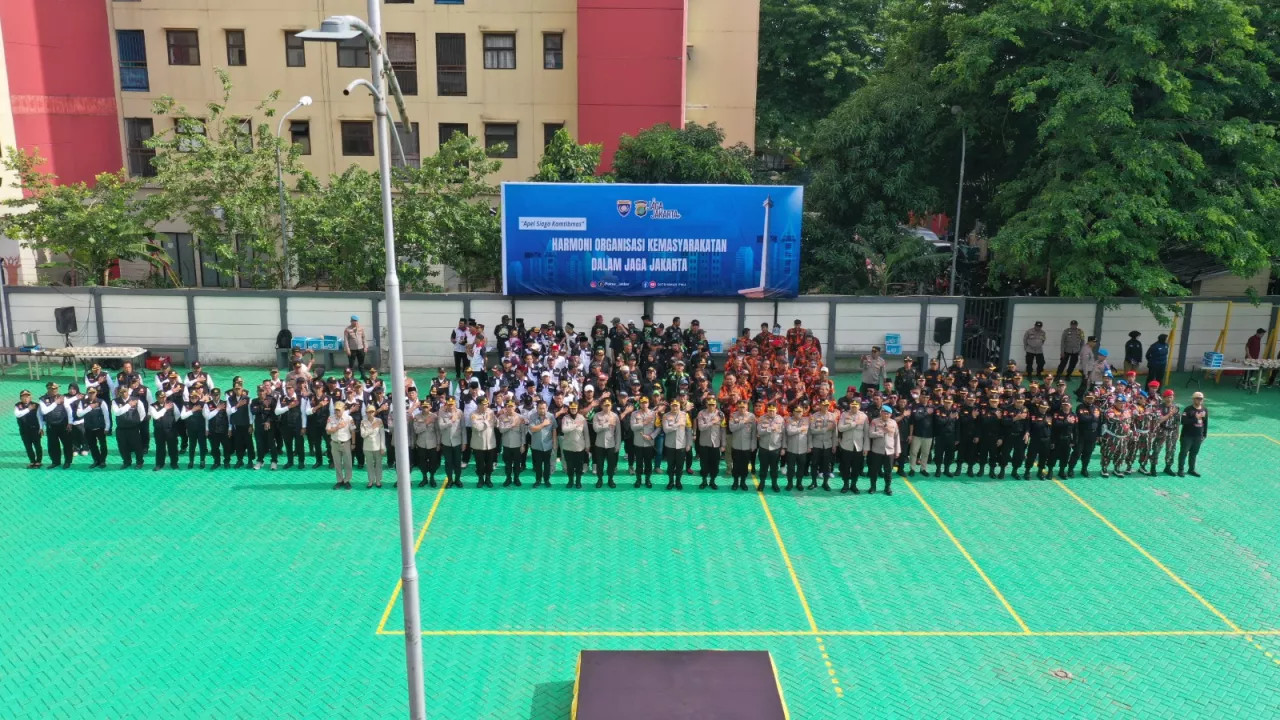Apel Siaga Kamtibmas: Polres Jakbar dan Potmas Satukan Tekad Jaga Jakarta Lebih Aman