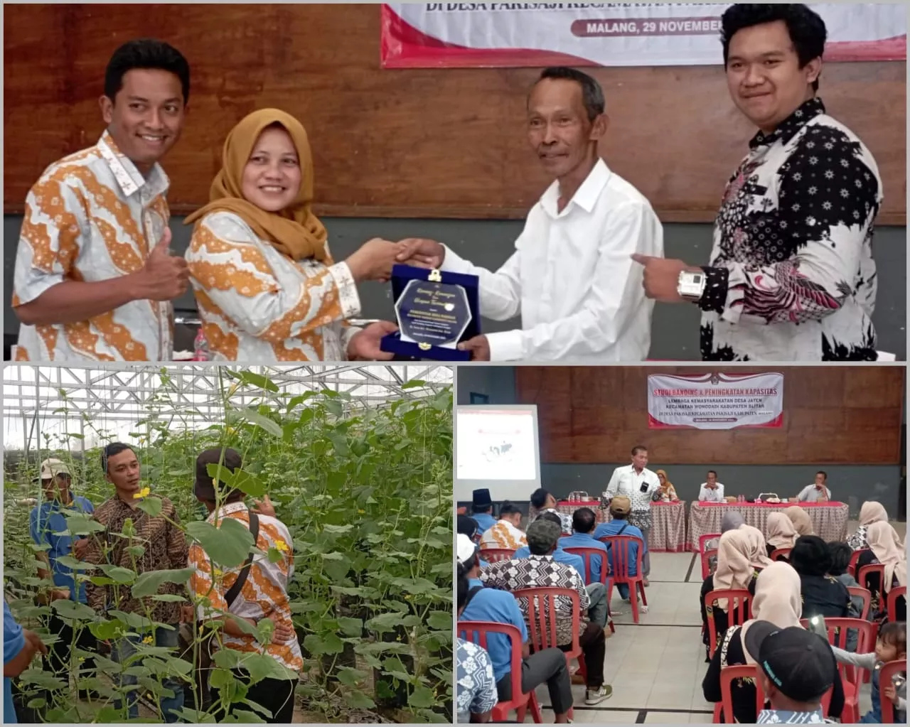 Desa Jaten, Kabupaten Blitar Belajar Dengan  Tinjau Penguatan Kapasitas dan Budidaya Melon Premium