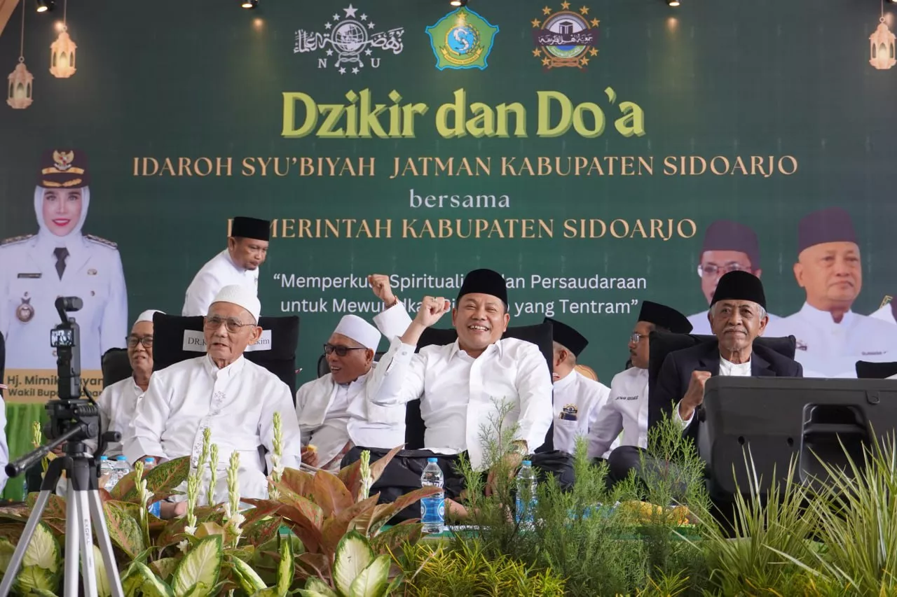 Mujahadah Kubro, Ajak Ribuan Jamaah Doakan Keselamatan Sidoarjo