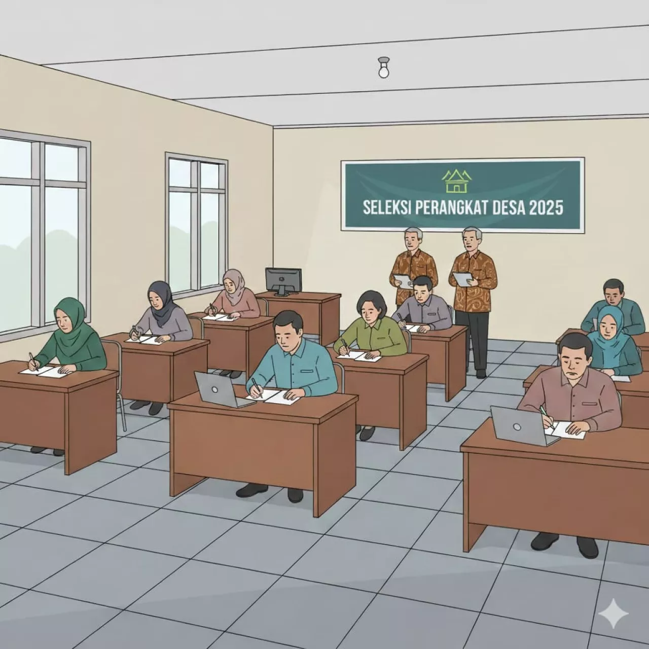 Jelang Tes Perangkat Desa Banjarwati, Warga Pertanyakan Potensi Dugaan Praktek"Main Mata"