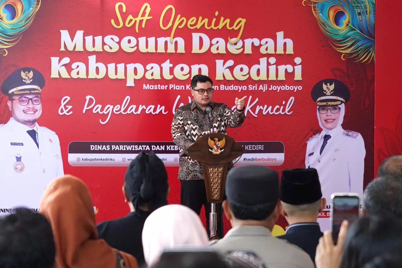 Mas Dhito Minta Alur Sirkulasi Pengunjung Museum Daerah Kediri Disempurnakan