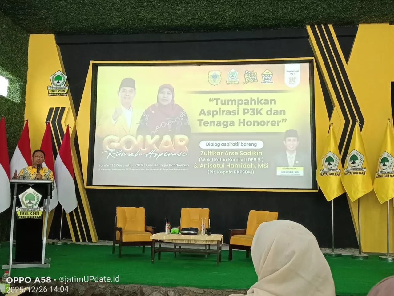 Golkar Jadikan Rumah Aspirasi Ruang Suara PPPK dan Honorer Bondowoso