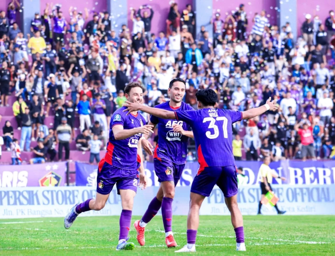 Persik Kediri Tutup 2025 dengan Kemenangan, Tekuk Persis Solo 2-1 di Stadion Brawijaya