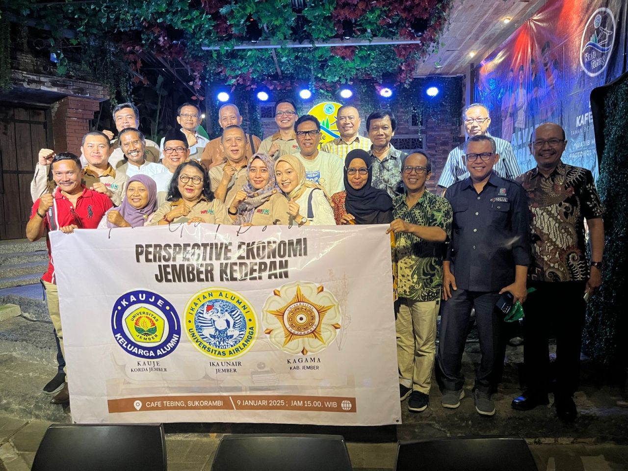 KAUJE, IKAUNAIR dan KAGAMA Gelar FGD Satukan Tekad Kuatkan Ekonomi Jember Kedepan