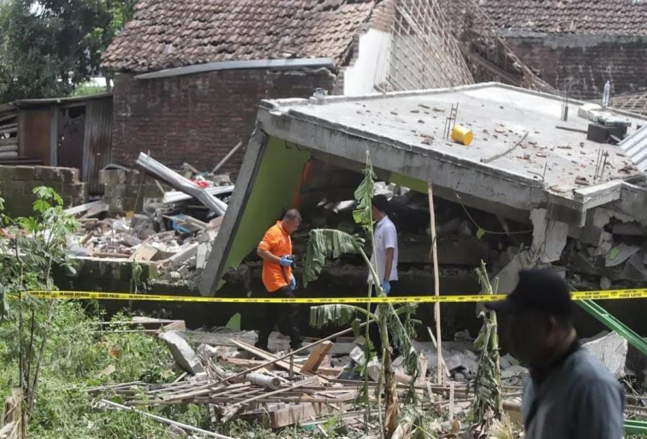 Ledakan di Sumolawang, Puri Kabupaten Mojokerto, Tewaskan Dua Orang Warga