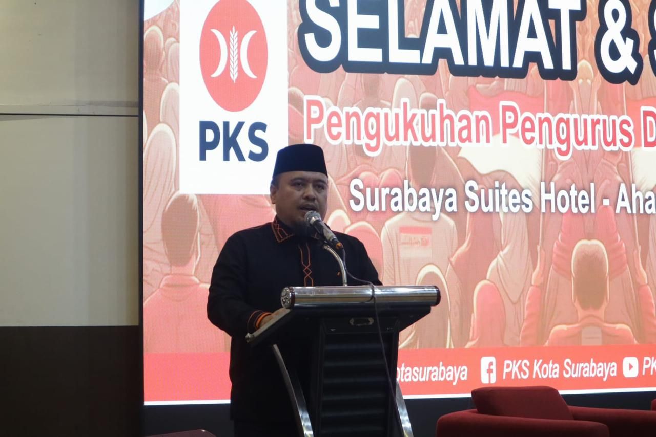 Pengukuhan DPRa, Ketua PKS Surabaya Ingatkan Pentingnya Dedikasi dan Kerja Keras