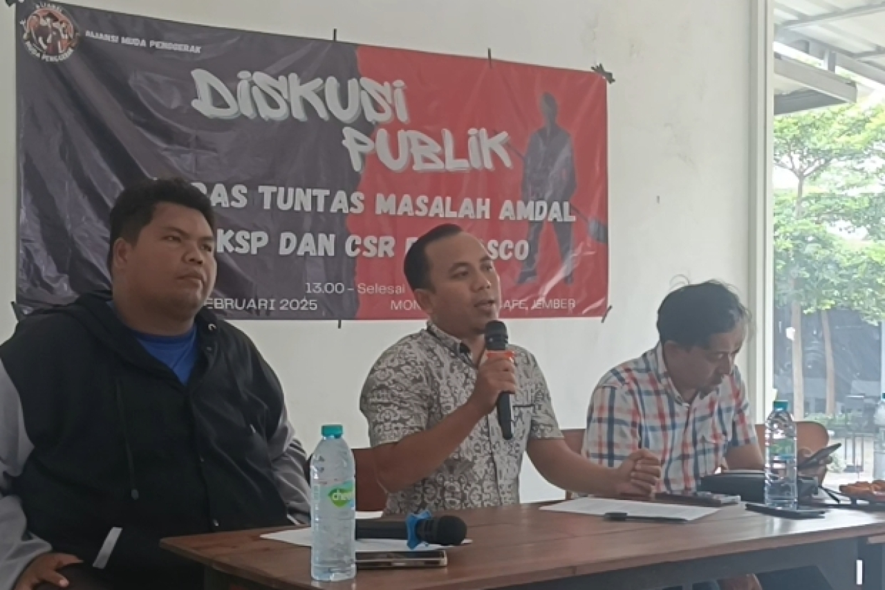 Aliansi Muda Penggerak Jember Gelar Diskusi Publik Kupas Tuntas Masalah PT Imasco 