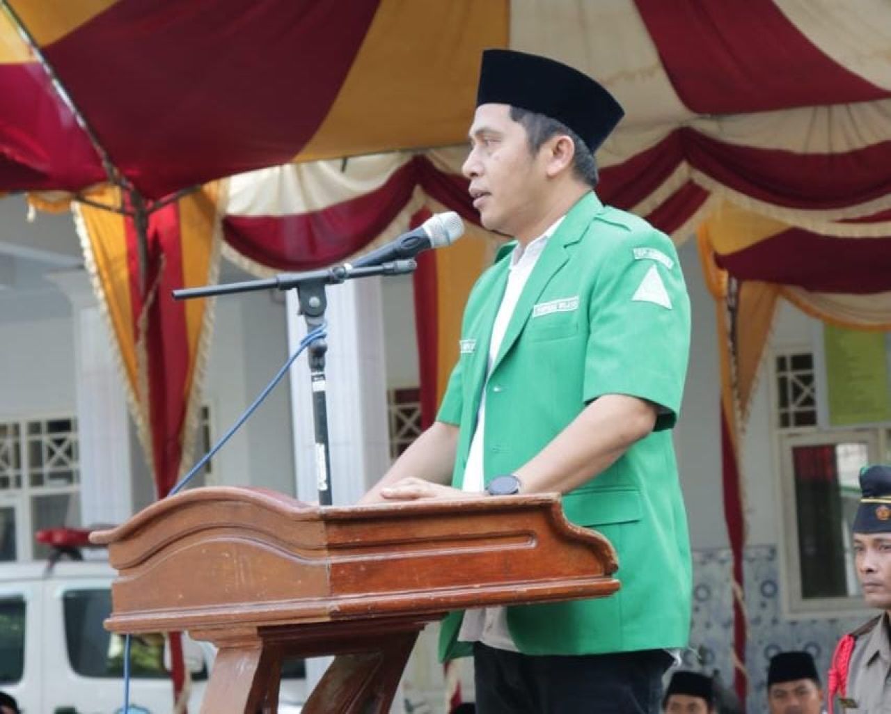 Diklatsar Banser Modung Raya, Ketua PW Ansor Jatim Ingatkan Ancaman Persatuan Bangsa