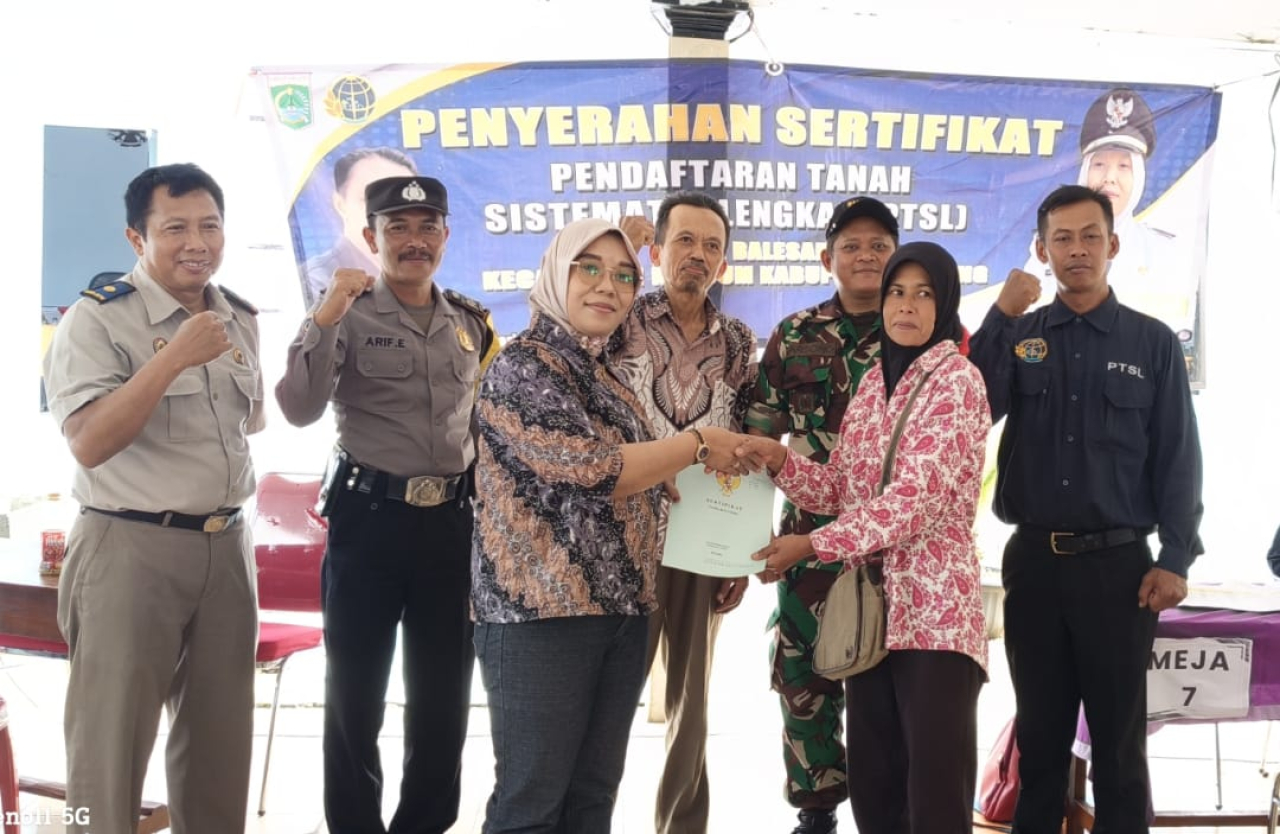 Desa Balesari Targetkan Mampu Tuntaskan 5400 PTSL Hingga Tahun 2026