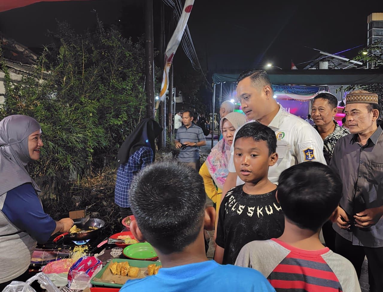 Pasar Tugu Bangkit, Legislator PKS Dorong Karang Taruna Ngagel Hidupkan UMKM