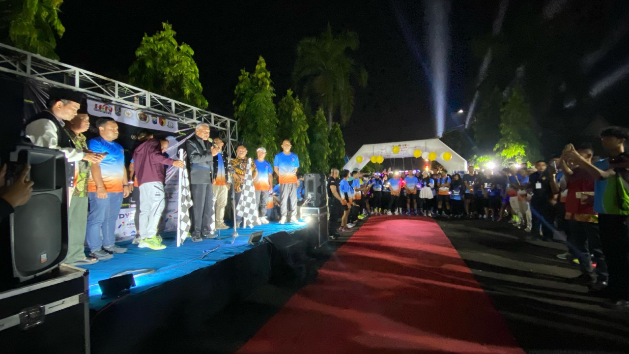 PWI Tuban Gelar Pelantikan Pengurus dan Fun Run Colour Night