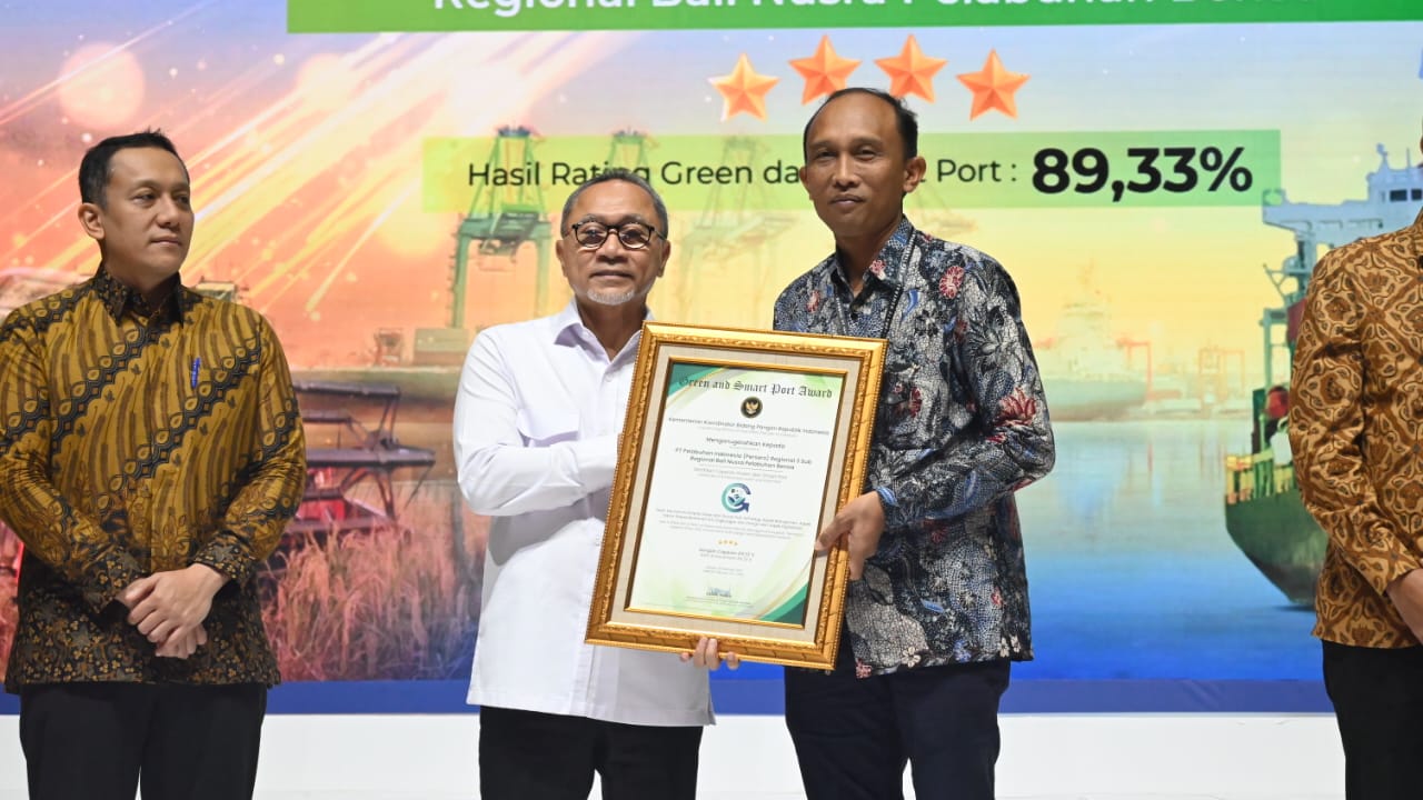 Pelindo Benoa Raih Nilai Tertinggi Dalam Green And Smart Port Awards 2024