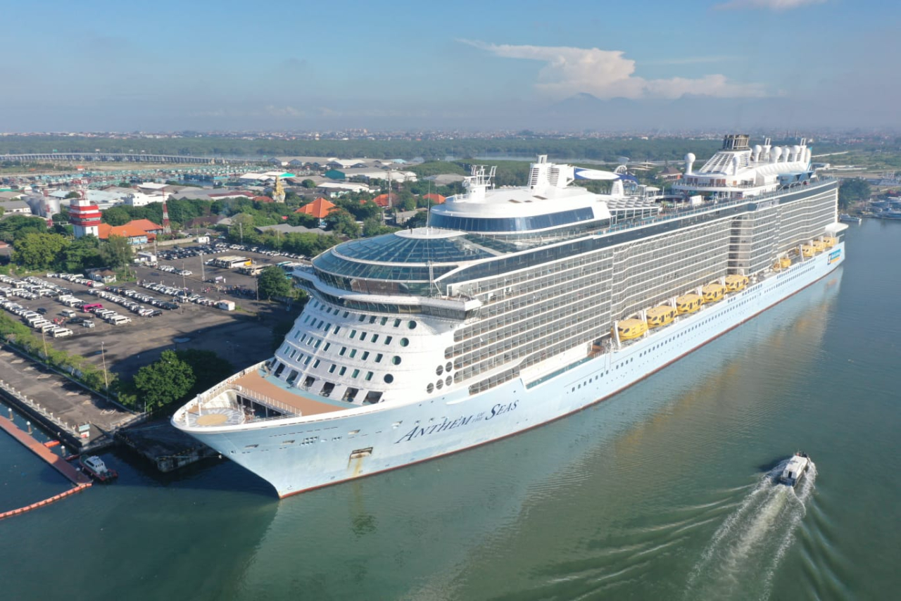 Jadikan Anthem of the Seas Kapal Cruise Terbesar Yang Pernah Singgah di Pelabuhan Benoa