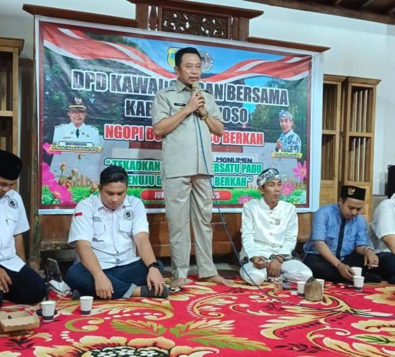 Bupati Bondowoso Ra Hamid Hadiri Ngopi Bondowoso Berkah, Ajak Kolaborasi untuk Kemajuan Daerah