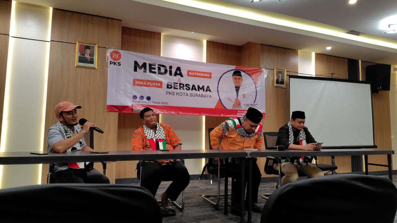 PKS Surabaya Gelar Media Gathering, Tegaskan Dukungan untuk Palestina