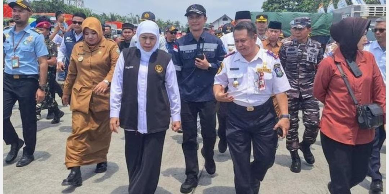 Gubernur Khofifah Lepas Mudik Gratis ke Madura Kepulauan dari Pelabuhan Jangkar
