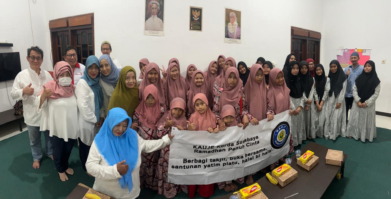 Kauje Korda Surabaya Kembali Santuni Anak Yatim-Piatu dan Dhuafa