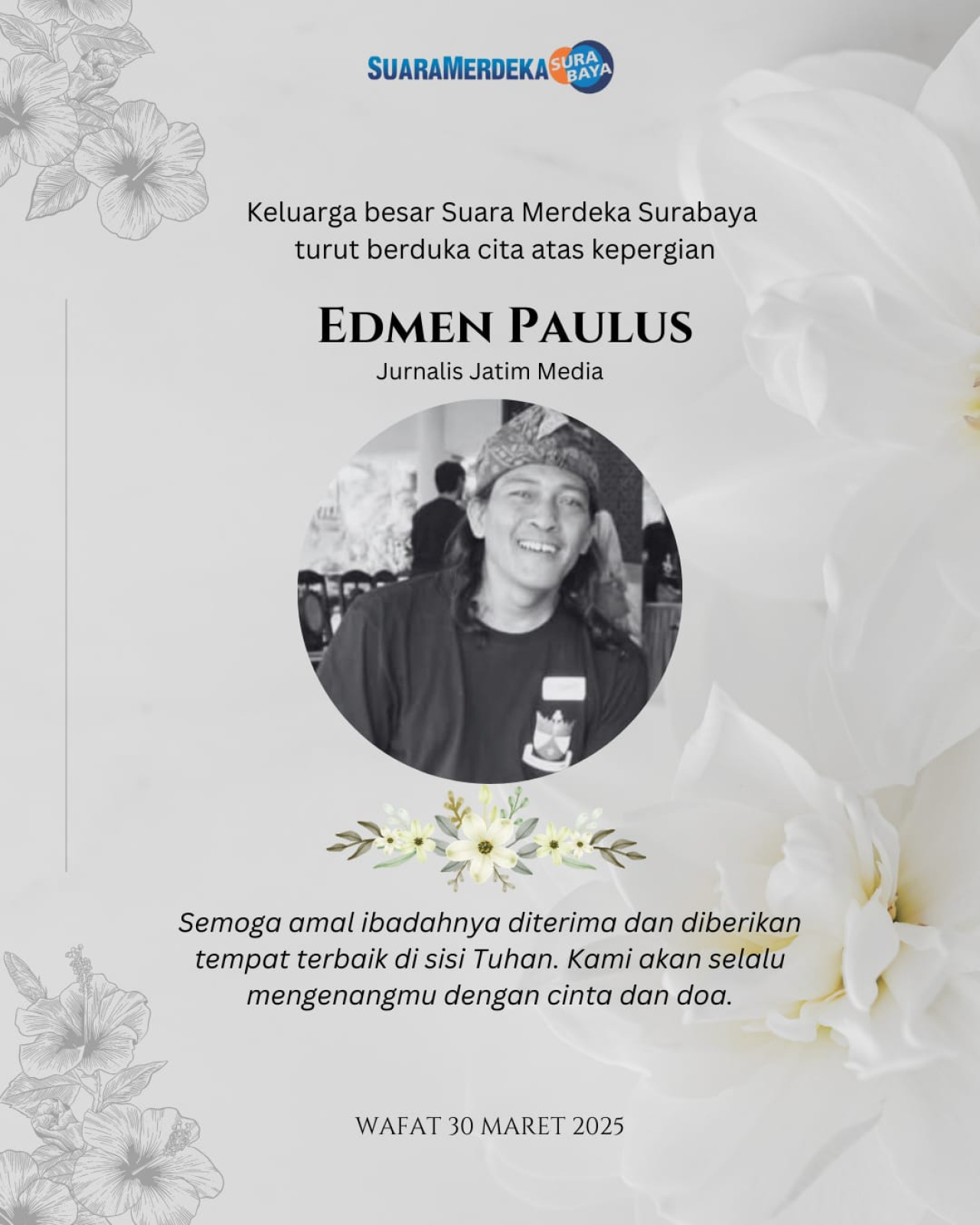 Lutfil Hakim :  Edmen Paulus, Saya Kenal Awal di Radio SCFM.