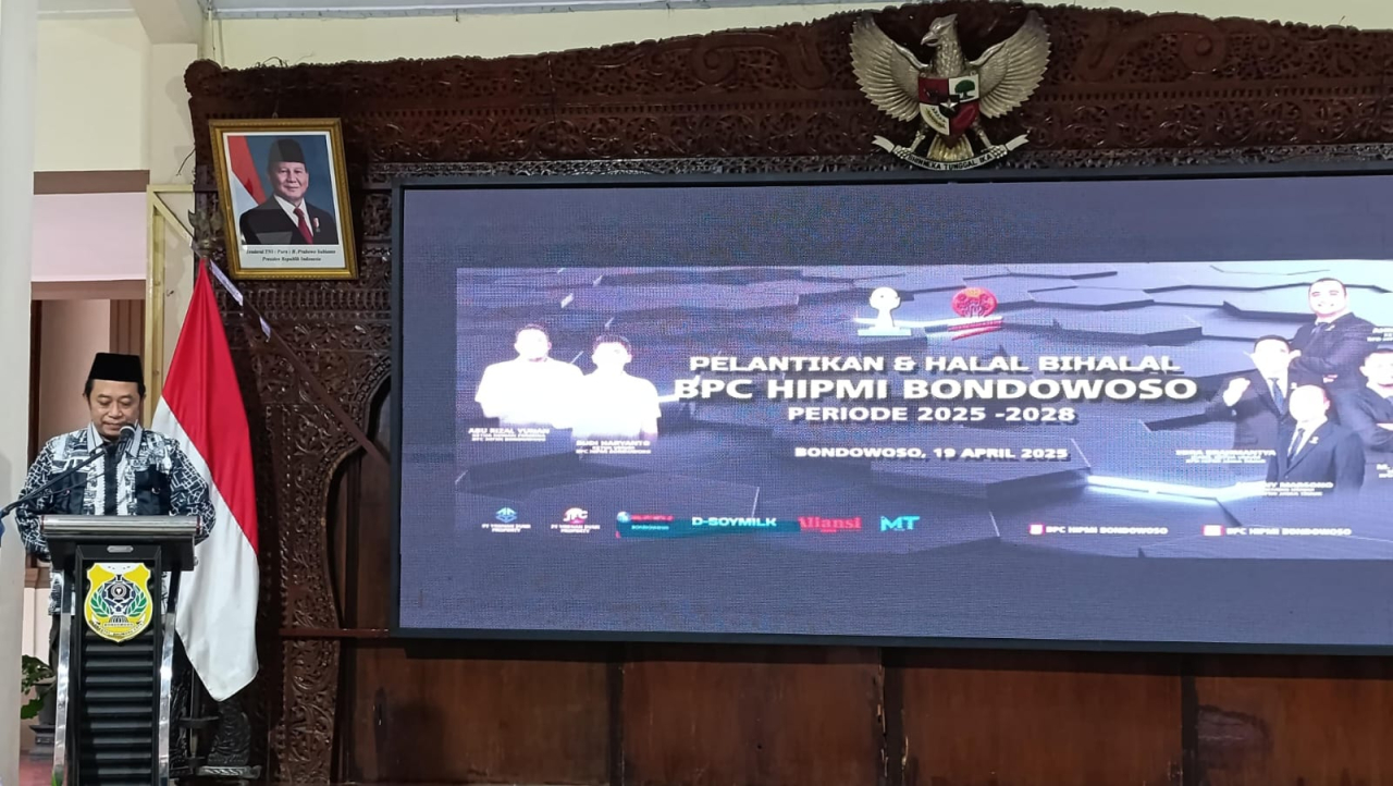 Bupati Bondowoso Hadiri Pelantikan HIPMI, Dorong Pengusaha Muda Jadi Motor Ekonomi Daerah
