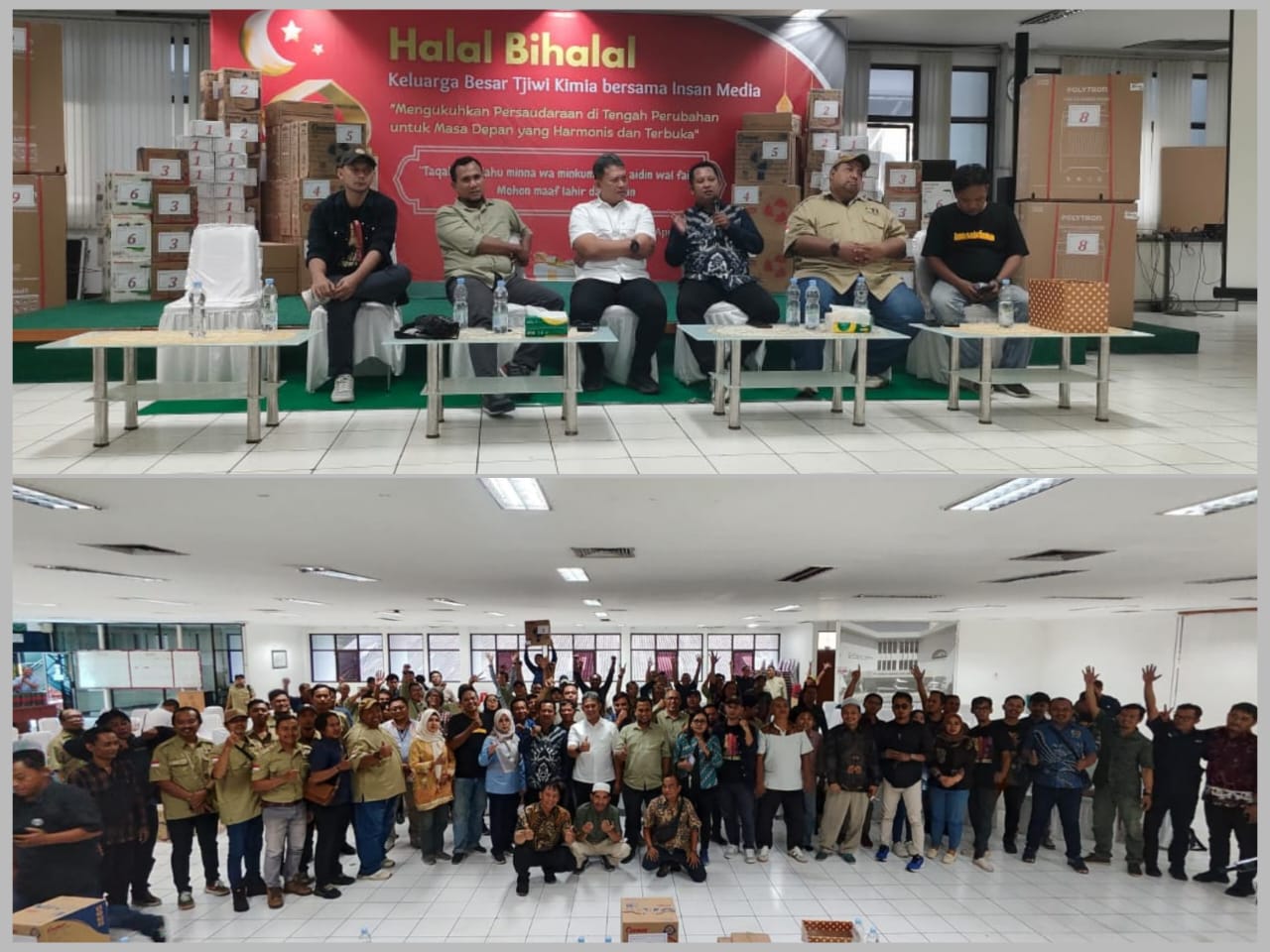 Kuatkan Sinergi, PT Tjiwi Kimia Halal Bihalal Bersama Insan Media