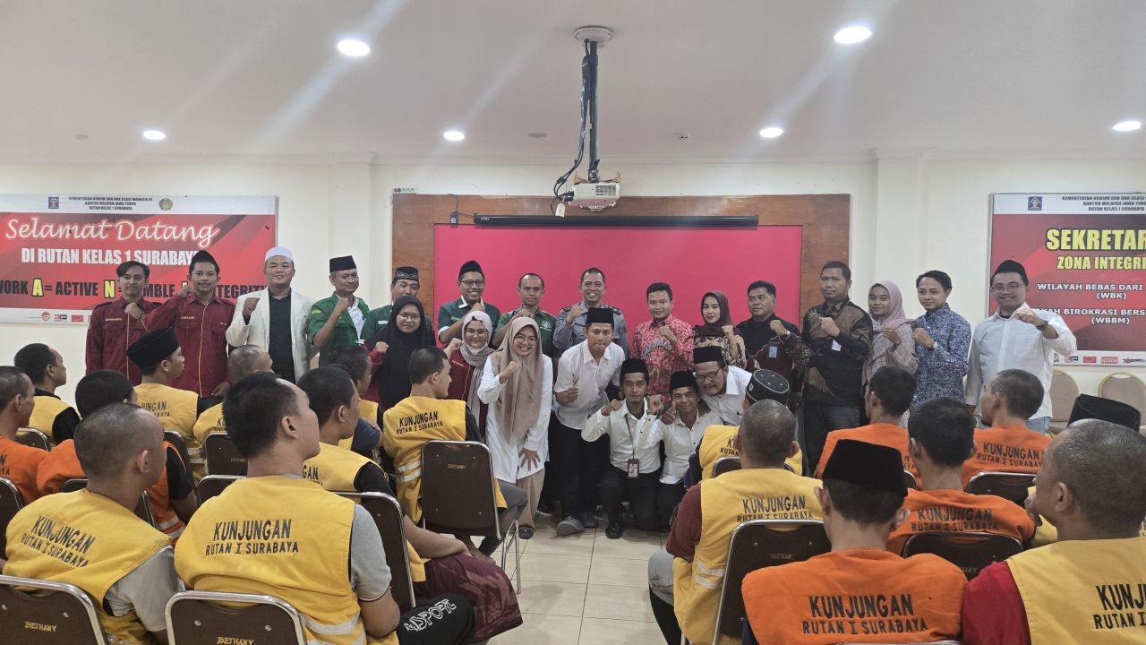 LBH Ansor Jatim Sosialisasikan Hak Hukum Warga Binaan di Lapas Medaeng