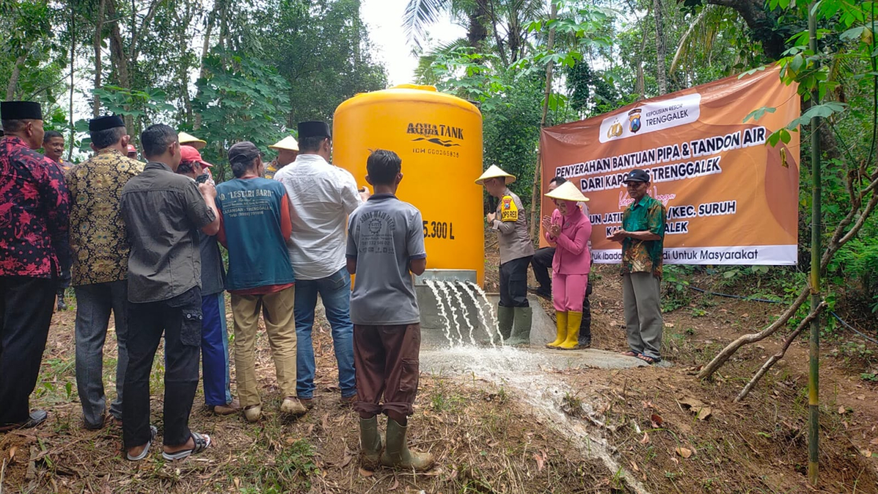Kunker Kapolres Trenggalek ke Mapolsek Suruh, Tekankan Sinergitas Jaga Kamtibmas