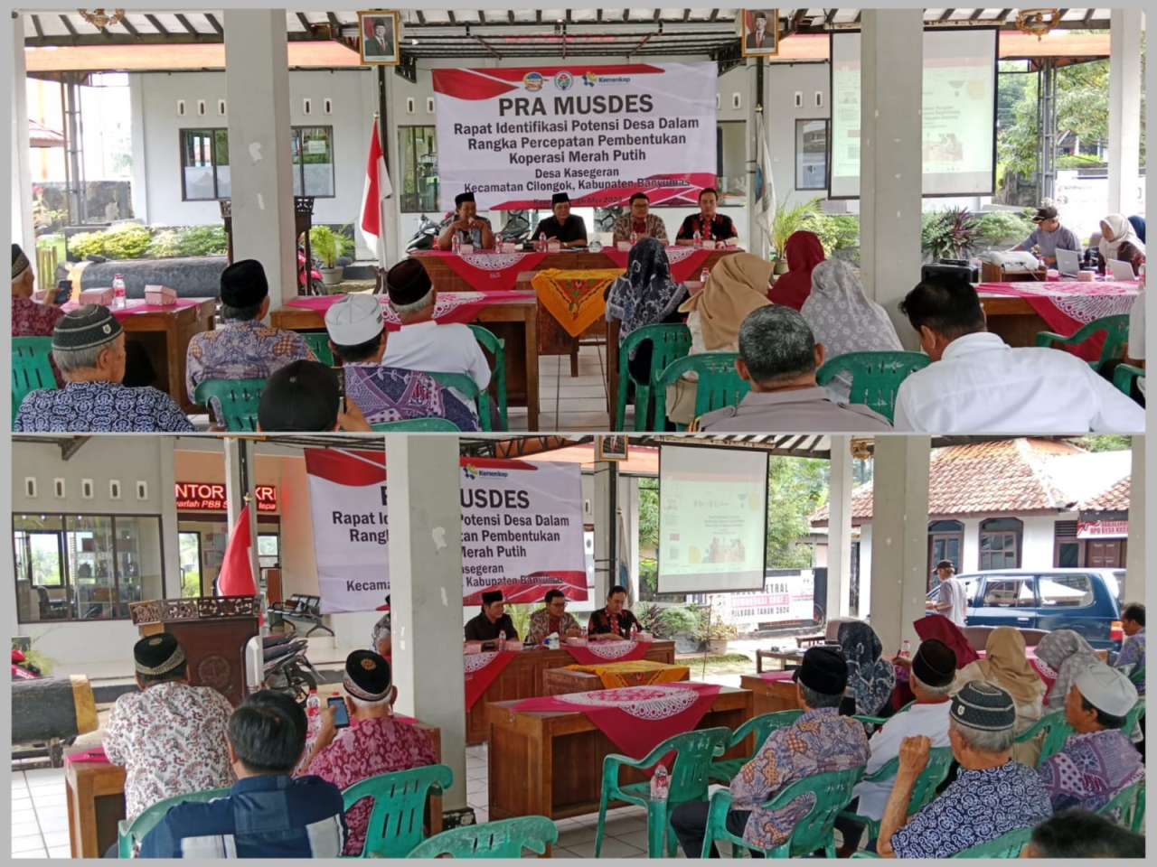 Doa Bersama Warga Desa Kasegeran Cilongok Awali Prosesi Pra Musdesus Kopdes Merah Putih