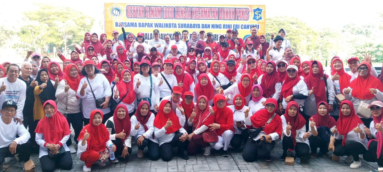 Senam 1000 Lansia Dukuh Pakis: Johari “Memuliakan Orang Tua, Memuliakan Rakyat”