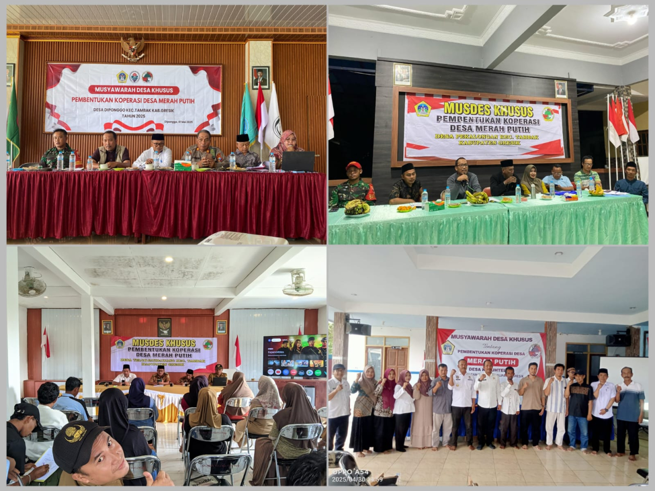 AKD Tambak : 13 Desa di Kec. Tambak Dalam Empat Hari Tuntaskan Pembentukan Kopdes Merah Putih