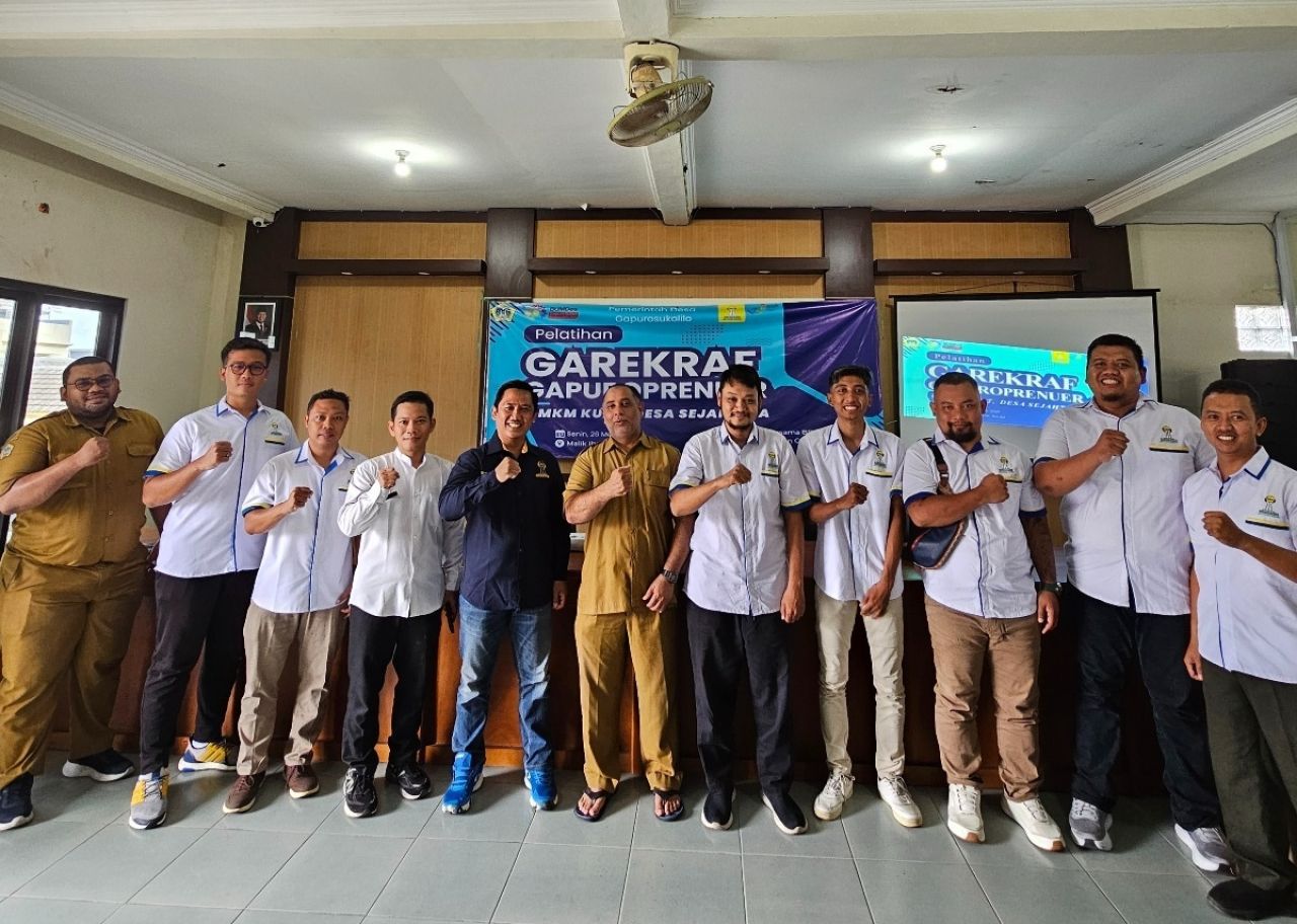 Gandeng HIPMI Pemdes Gapurosukilolo Gelar Pelatihan Ekonomi Kreatif