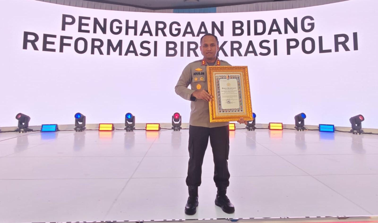 Jelang HUT Bhayangkara ke-79, Polres Lamongan Raih 2 Penghargaan