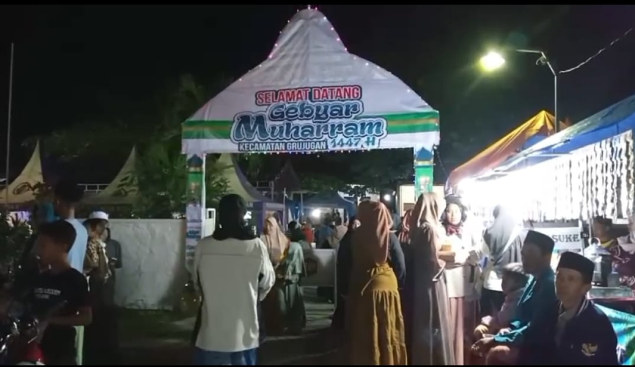 Gebyar Muharram Grujugan Bondowoso: Tradisi Hidup, UMKM Bangkit