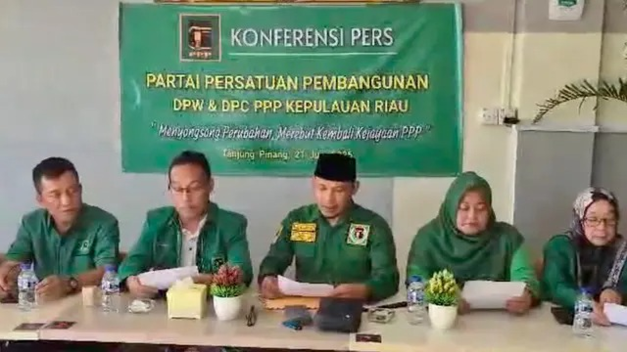 DPW PPP Kepri Tarik Dukungan ke Plt Ketum dan Tolak Hasil Muswilub