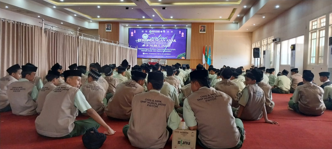 LPA Kab. Probolinggo Sosialisasikan Perlindungan Anak di Pesantren Nurul Jadid, Libatkan 500 Santri
