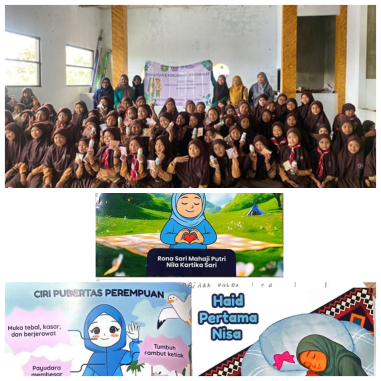 Edukasi Pubertas untuk Siswa MI Al Mar’arif 03 Langlang