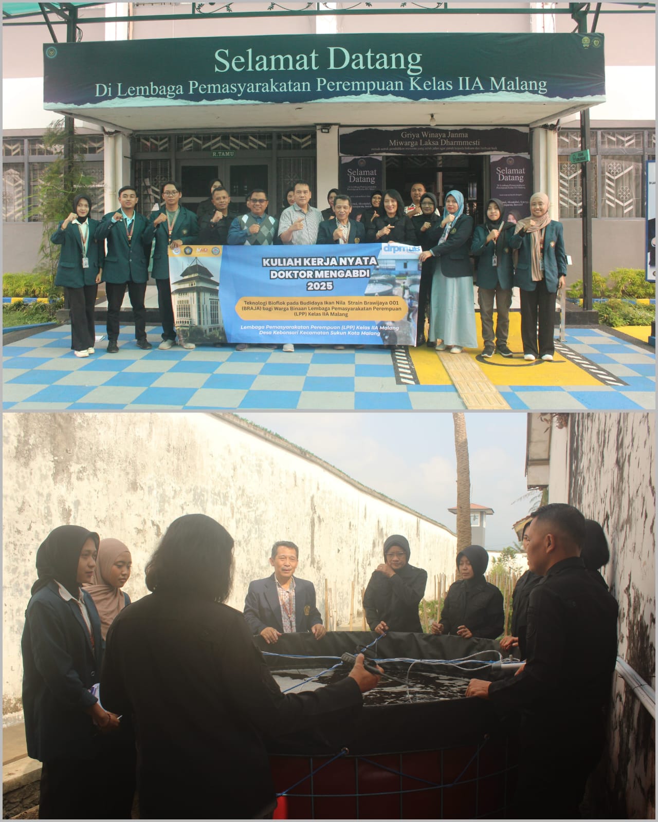 FPIK UB Mengedukasi Warga Binaan Lapas Perempuan Kota Malang Budidaya Ikan Nila Strain Braja 001