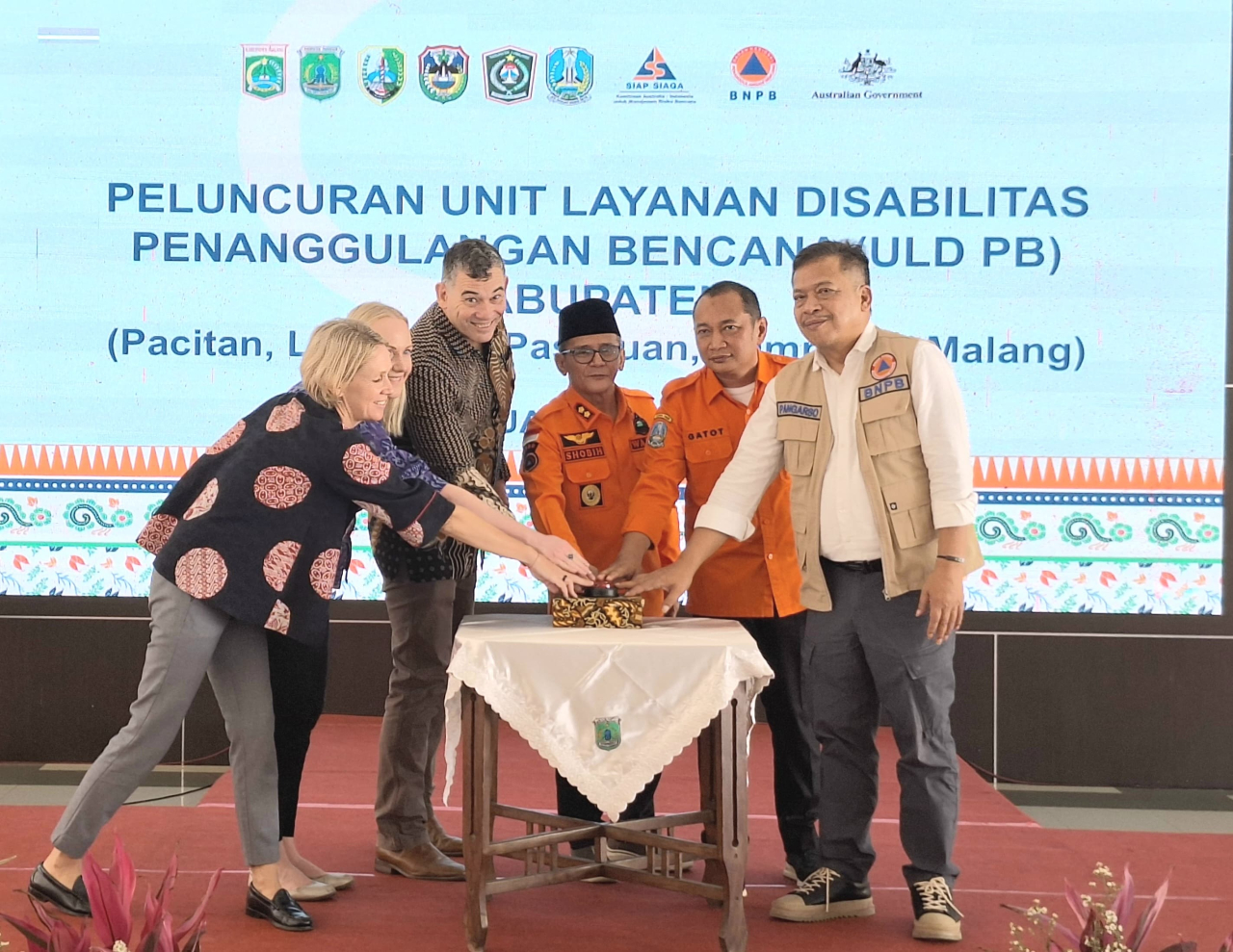 Kolaborasi Bareng Siap Siaga, BPBD Jatim Launching Serentak ULD-PB Lima Daerah