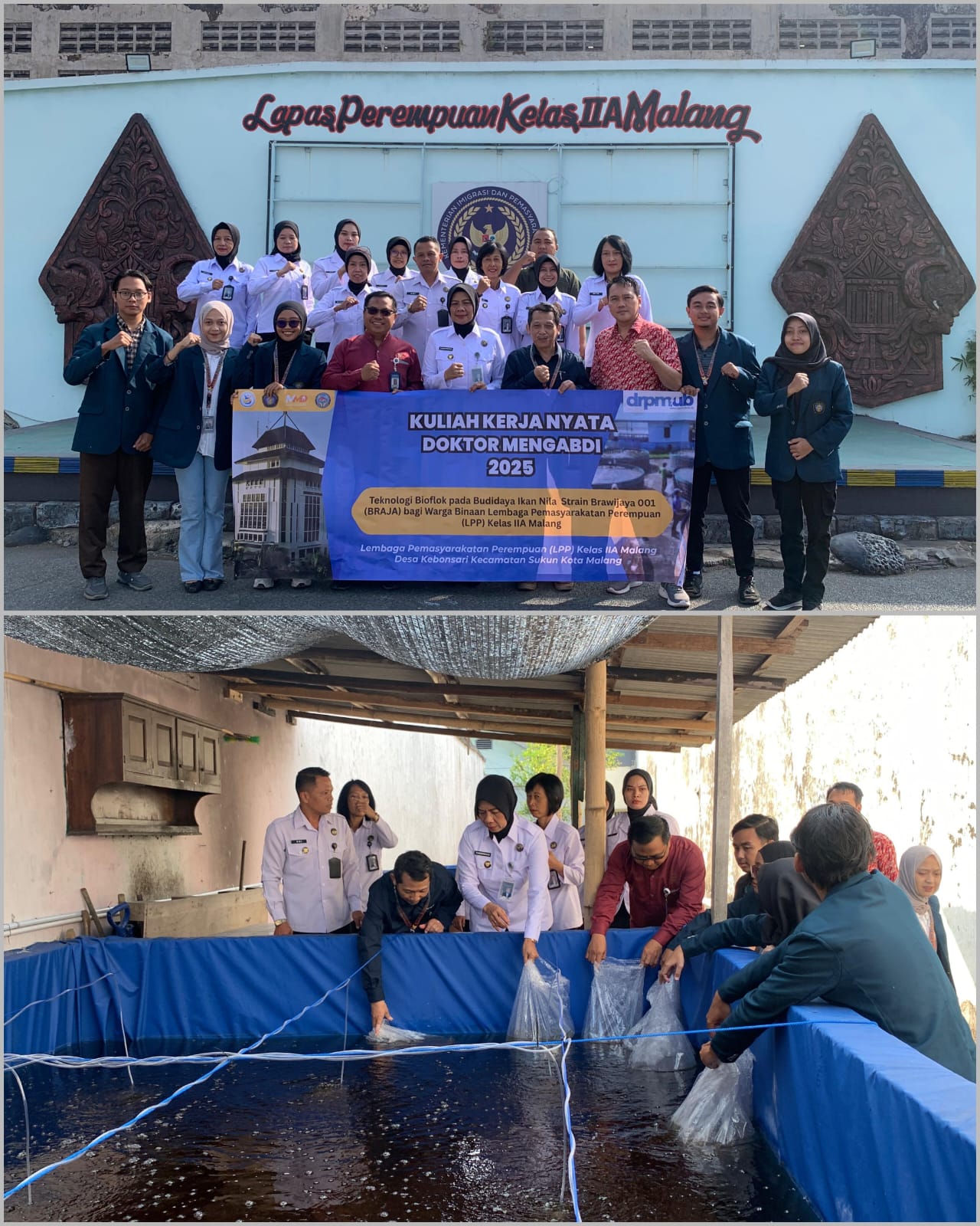 Penerapan Teknologi Budidaya Ikan Nila Strain Braja 001, Pemberdayaan Warga Binaan Lapas Perempuan