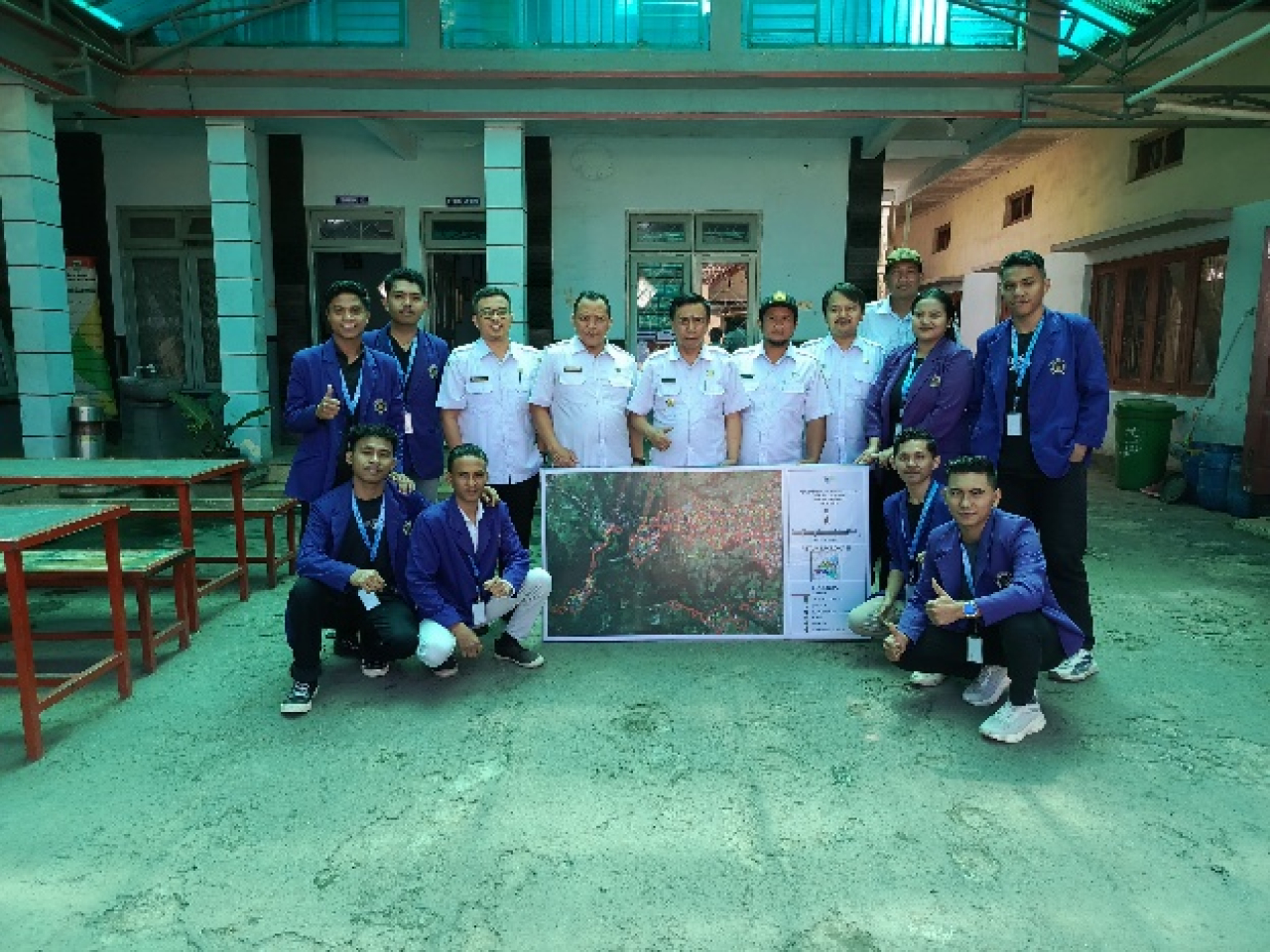 Isi Kekosongan Data Batas Wilayah, Mahasiswa Unitri Lakukan Pemetaan Wilayah