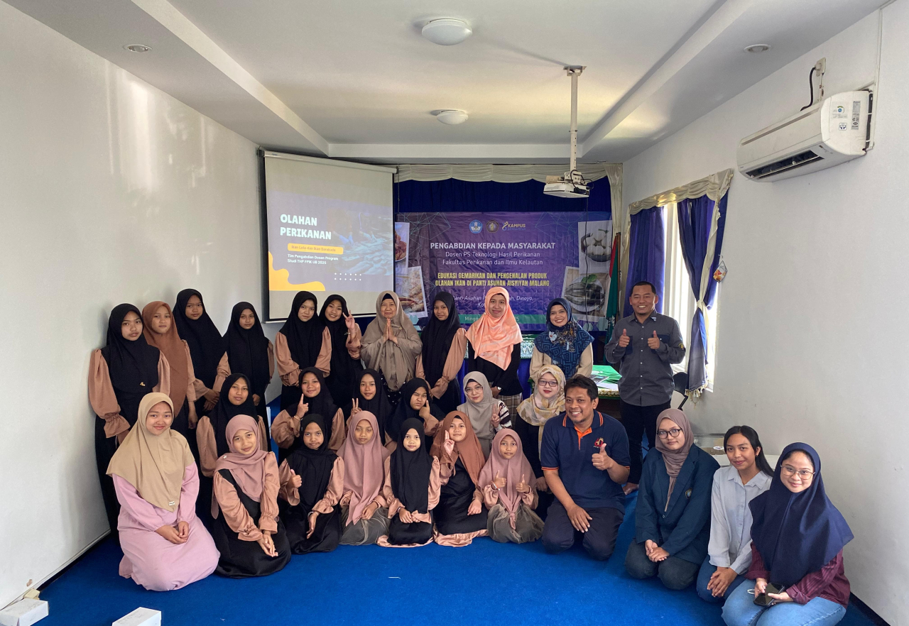 Gelar Edukasi Gemarikan dan Pengenalan Produk Olahan Ikan di Panti Asuhan Putri Asyiyah Malang
