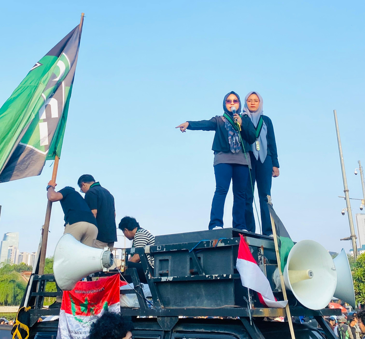 Kohati PB HMI di Depan DPR RI: Suara Perempuan Menggema untuk Demokrasi dan Keadilan Rakyat