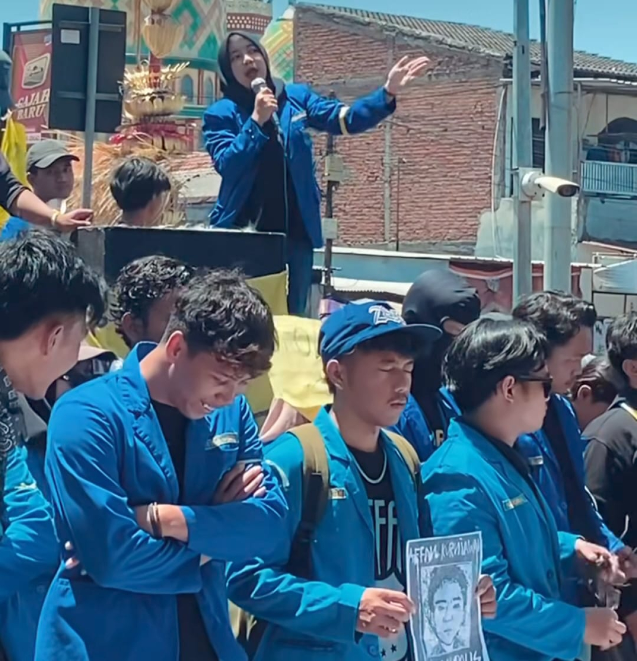 PMII Sidoarjo Demo Polresta, Tuntut Usut Tuntas Kasus Kematian Affan